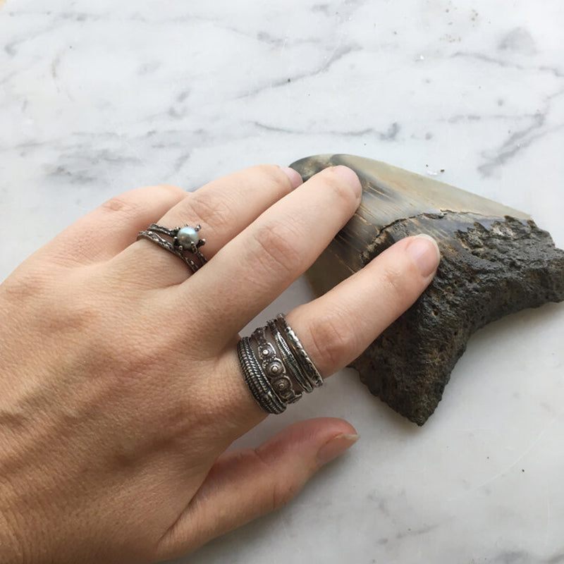 Ox SS Stingray Stack Ring