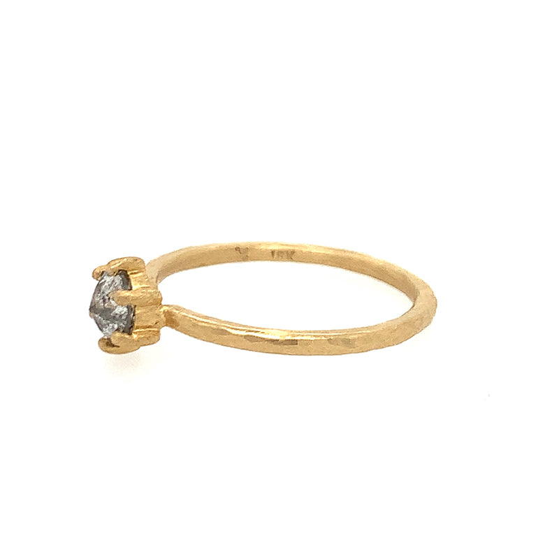 18K Thundercloud Diamond Ring