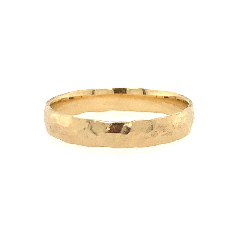 14K Chiseled Band - 3mm