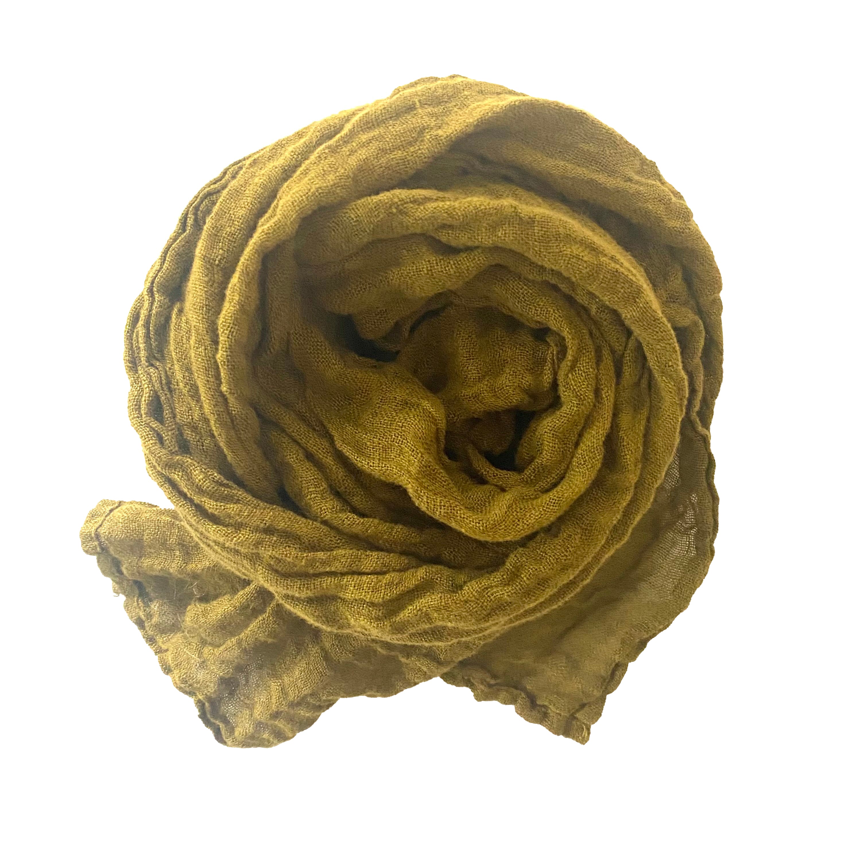 Linen Scarf - Olive