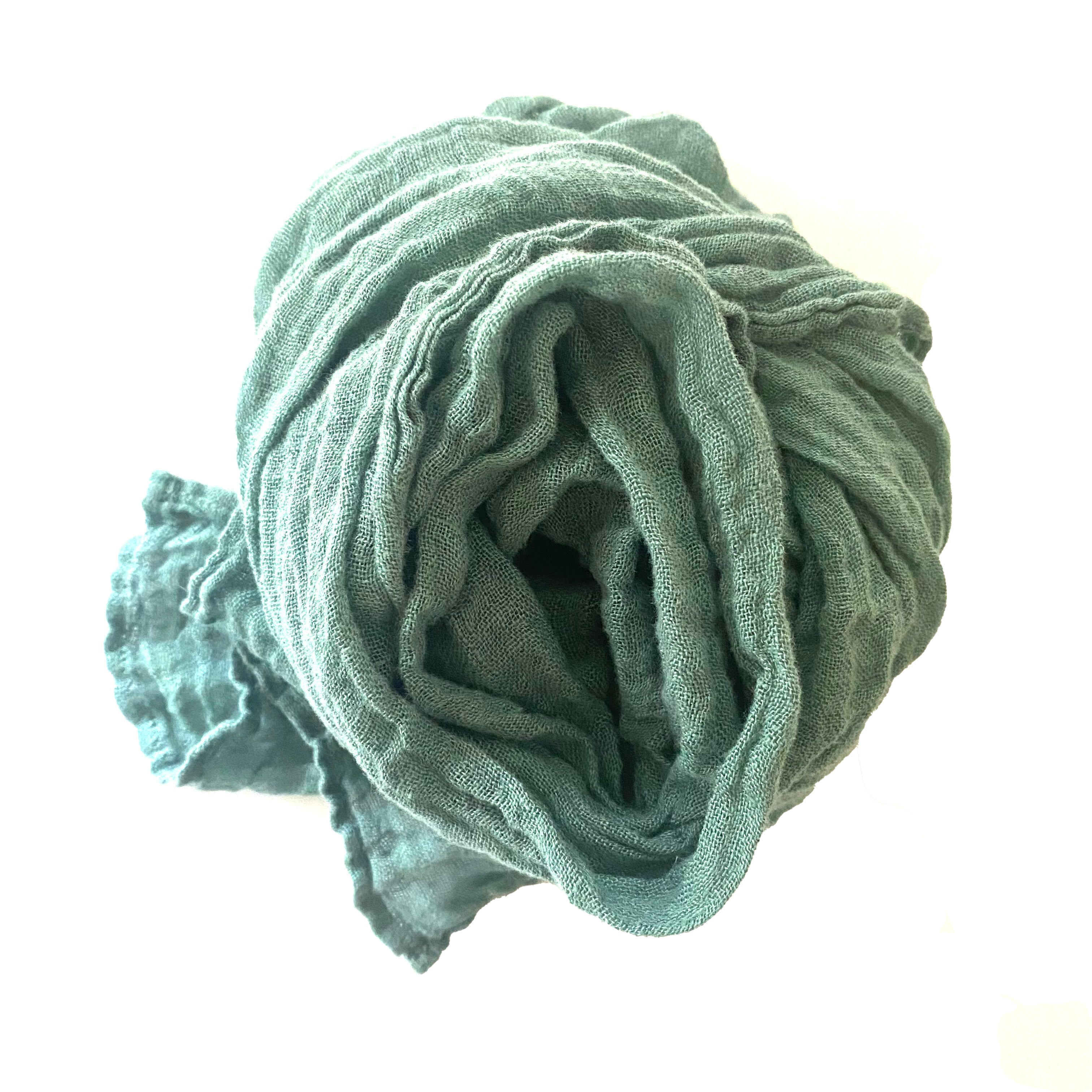 Linen Scarf - Teal