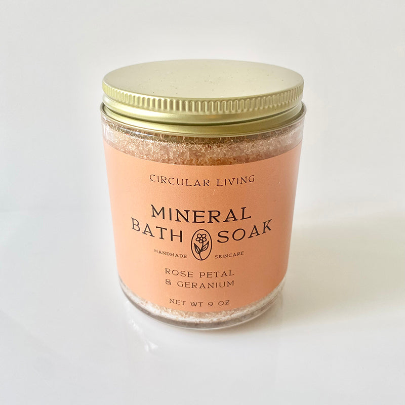 Mineral Bath Soak (Rose Geranium)