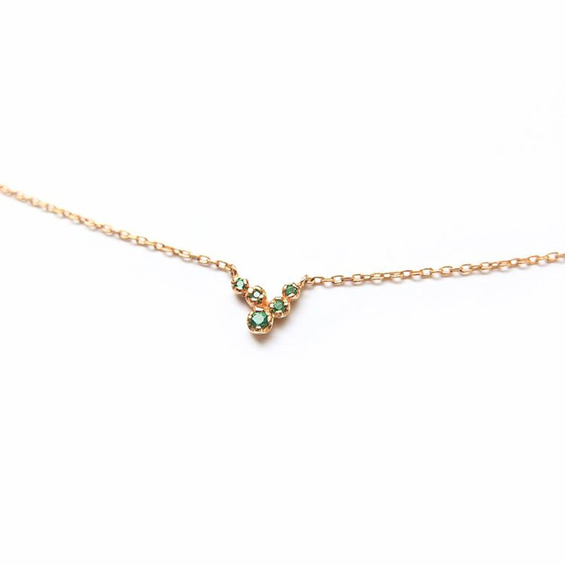 14k Akari Emerald Necklace