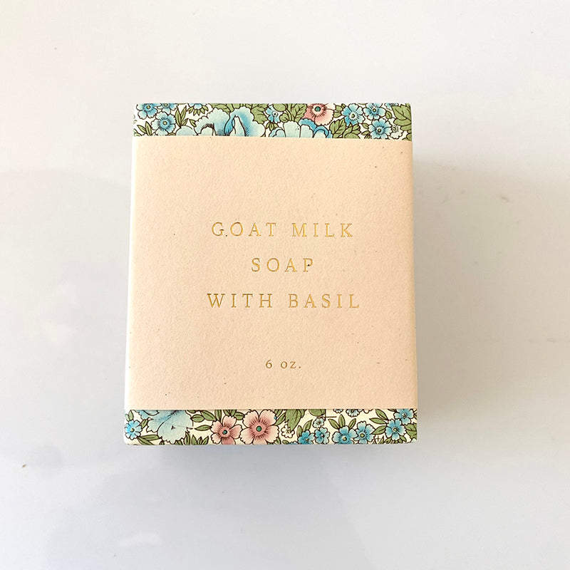Goat Milk Basil Bar Soap
