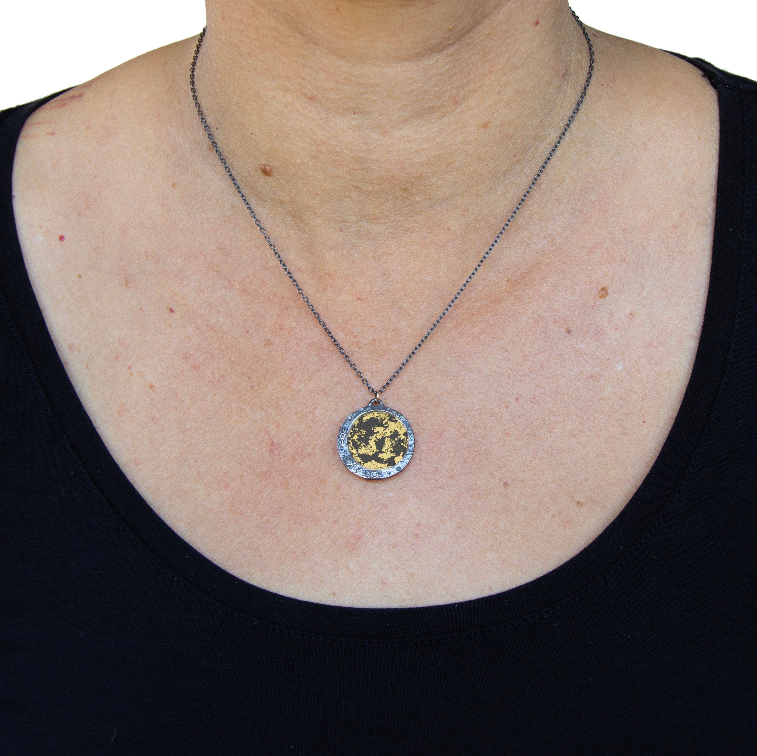 Moon Encasement Necklace