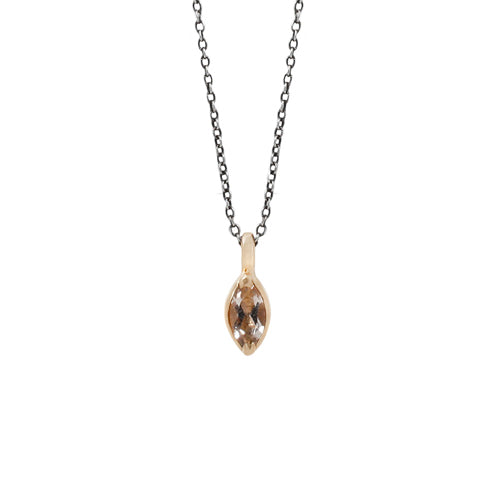 Morganite Marquis Necklace - KESTREL