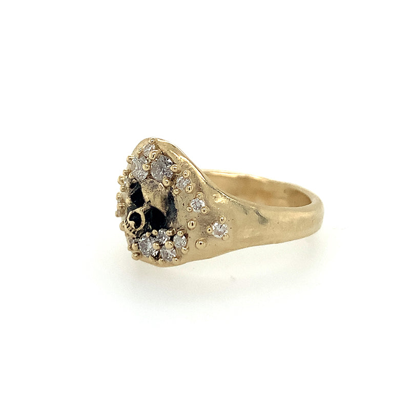 Memento Mori Signet Ring