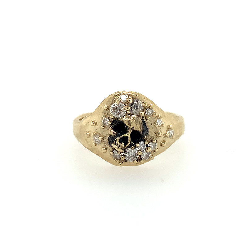 Memento Mori Signet Ring