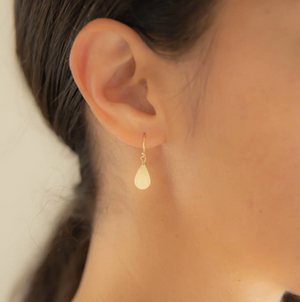 Single Teardrop Earrings 14k - KESTREL