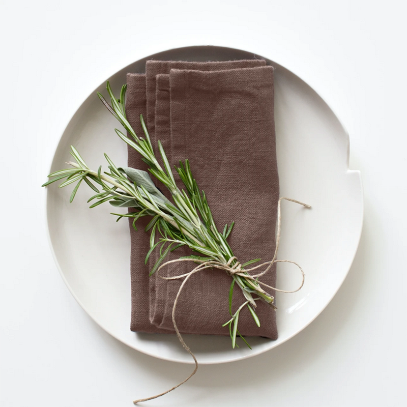 Linen Napkins - Set/2 - Nutmeg