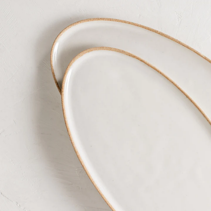 Minimal Oval Serving Tray