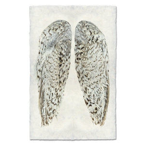 Snowflake Quail Wings Print