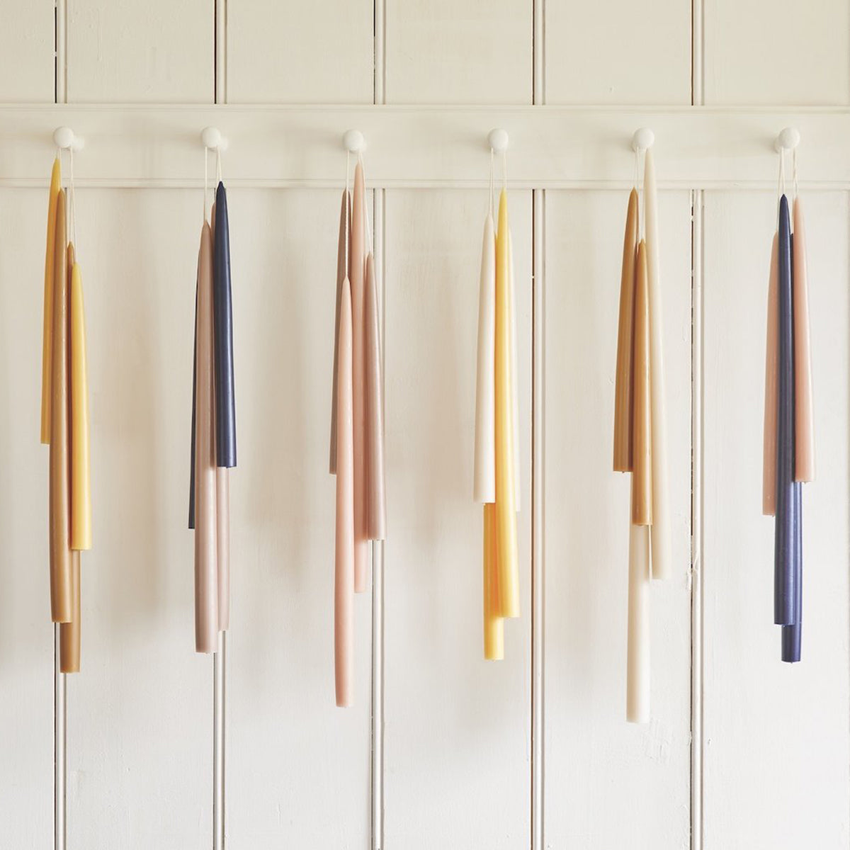 12" Taper Candles - Greige - KESTREL