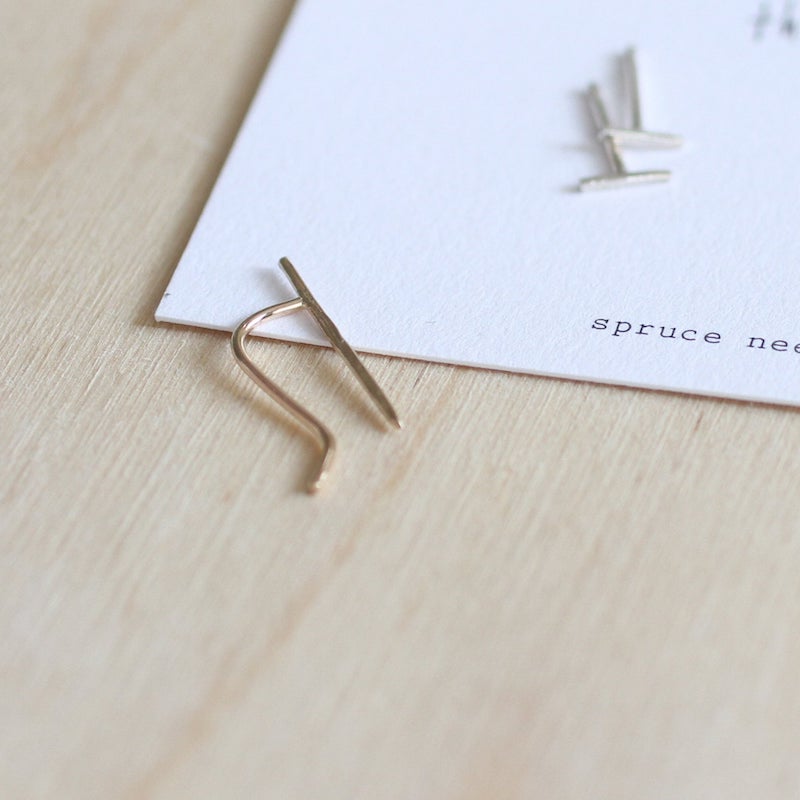 14K Spruce Needle Climbers