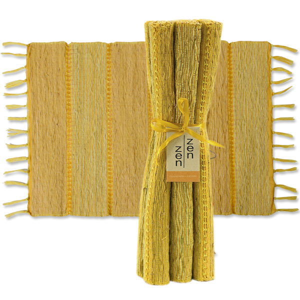 Vetiver Placemat- Turmeric Yellow