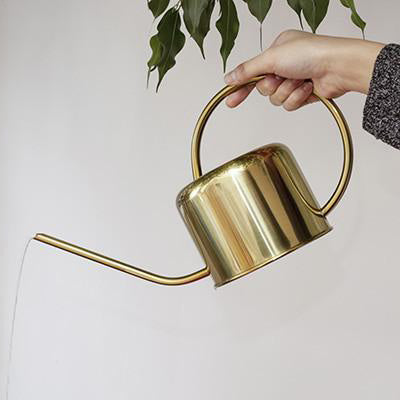 Vintage Brass Watering Can - KESTREL
