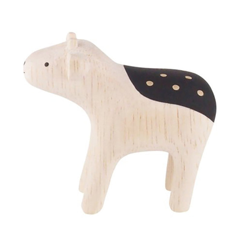 Tiny Wooden Fawn Deer
