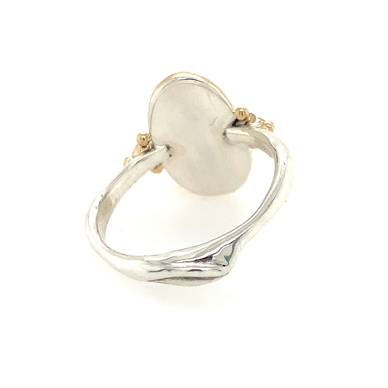 Amethyst Ring with Diamonds