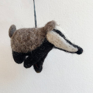 Felt Anteater Ornament