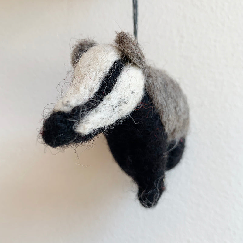 Felt Anteater Ornament