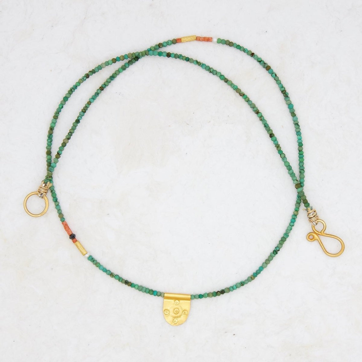 Antique Turquoise Talisman Necklace