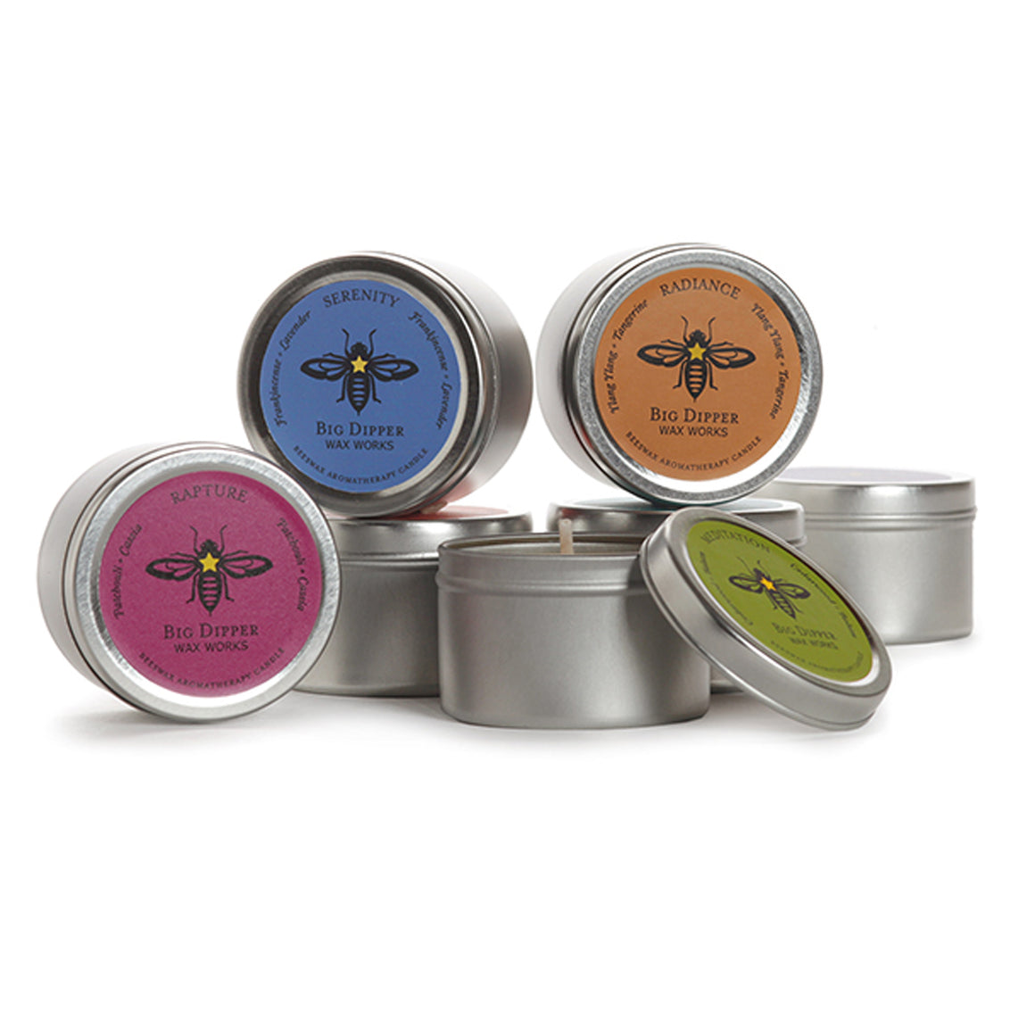 Beeswax Aromatherapy Tin Candle - KESTREL