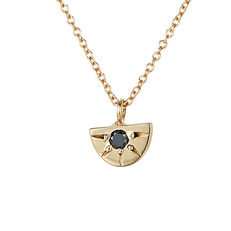 Black Diamond Sunrise Necklace