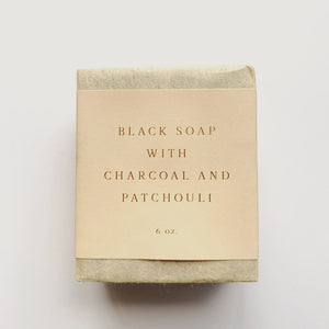 Black Charcoal Patchouli Soap