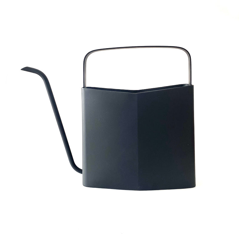 Matte Black Rectangular Watering Can