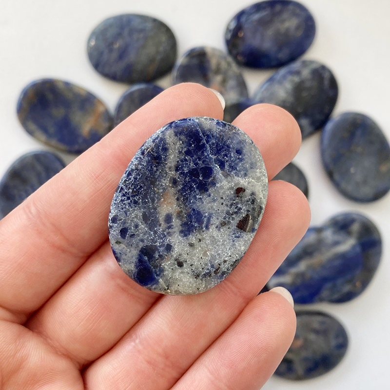 Blue Sodalite Worry Stone
