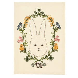 Garland Bunny Embroidered Card