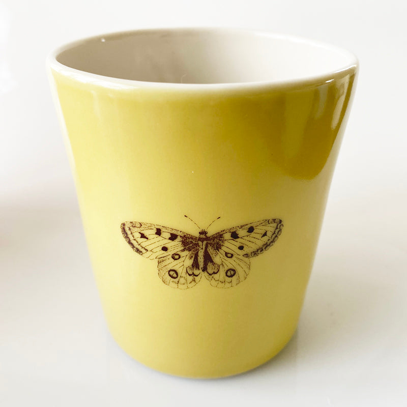 12oz Porcelain Animal Tumbler (Butterfly)