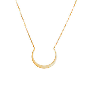 14k Petite Fertile Moon Necklace - KESTREL
