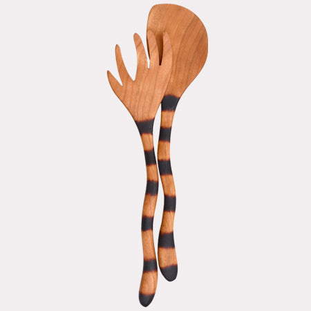 Forked Salad Set - Cat Tail