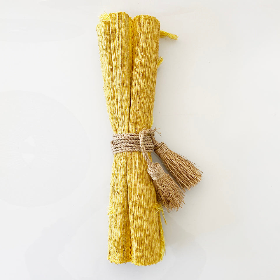Vetiver Placemat- Turmeric Yellow