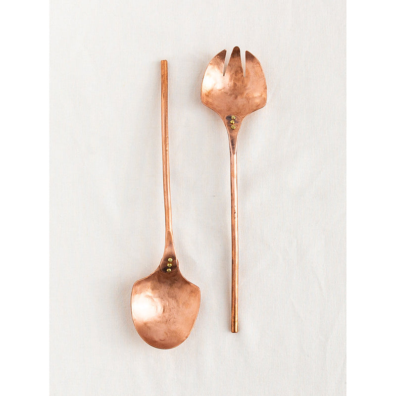 Copper Salad Set