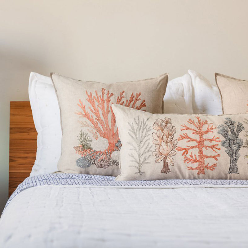 Large Coral Pillow