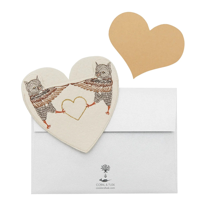 Owl Love Felt Envelope