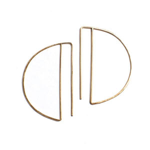 Gold Filled Deco Hoops