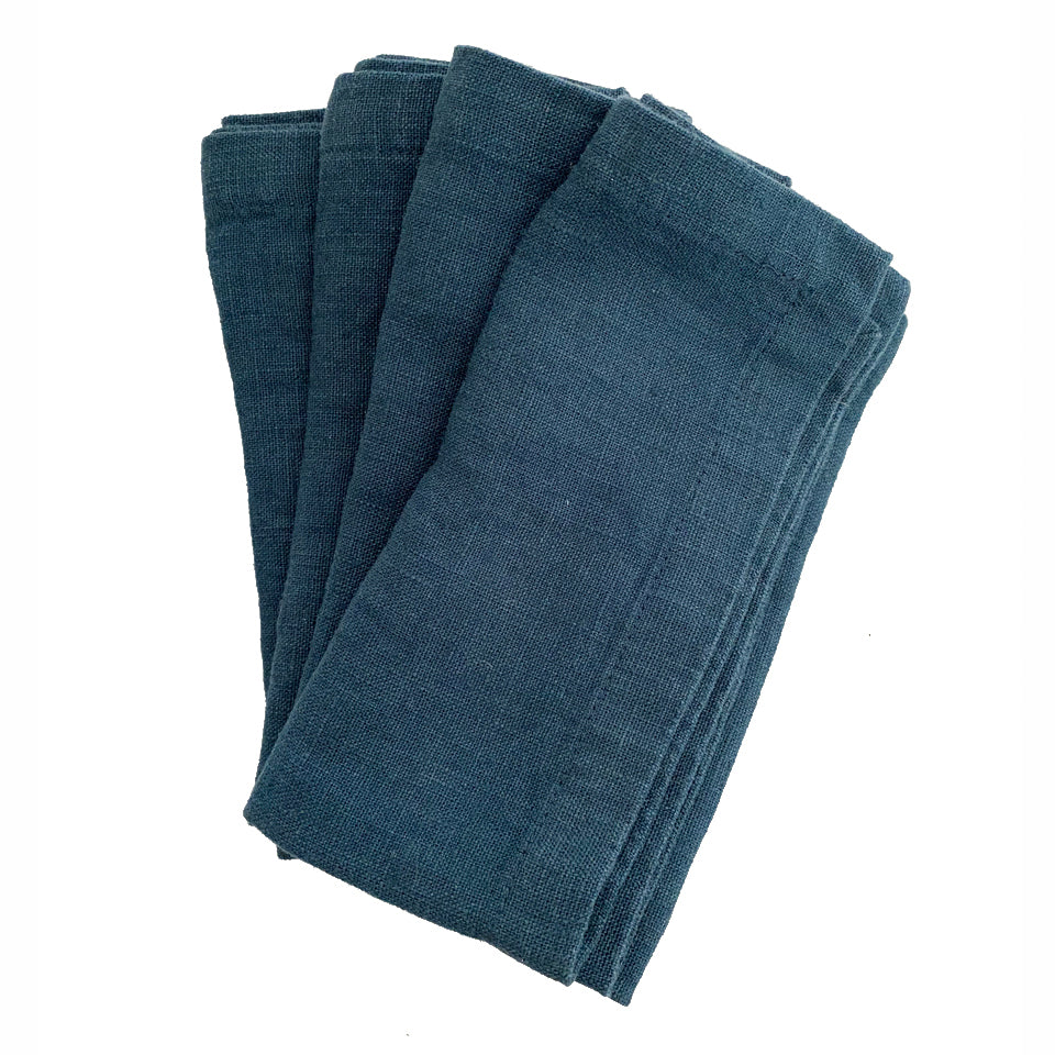 Linen Napkins - Set/2 - Deep Water