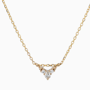 14k Diamond Peak Necklace