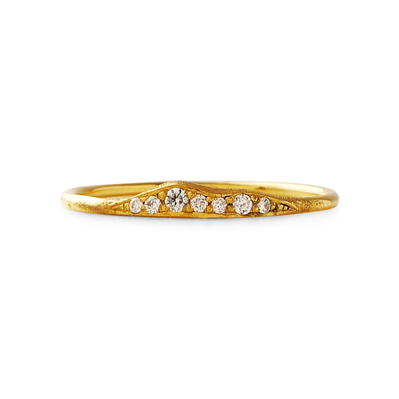 14K Diamond Dust Ring - KESTREL