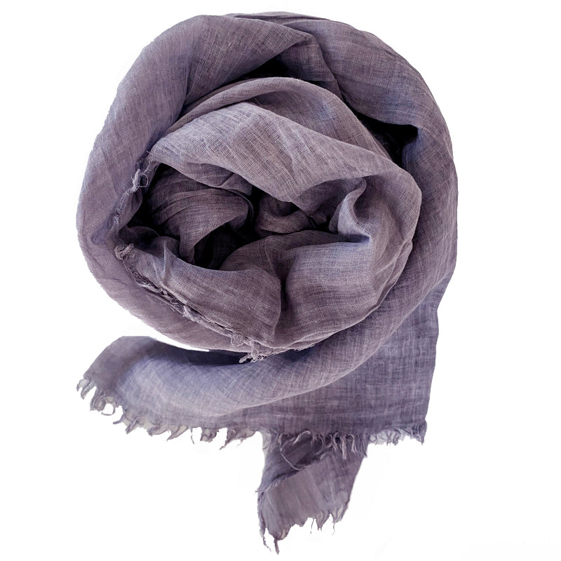 100% Cotton Scarf Dusty Purple