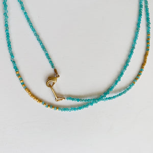 Beaded Elegance Necklace  - Amazonite