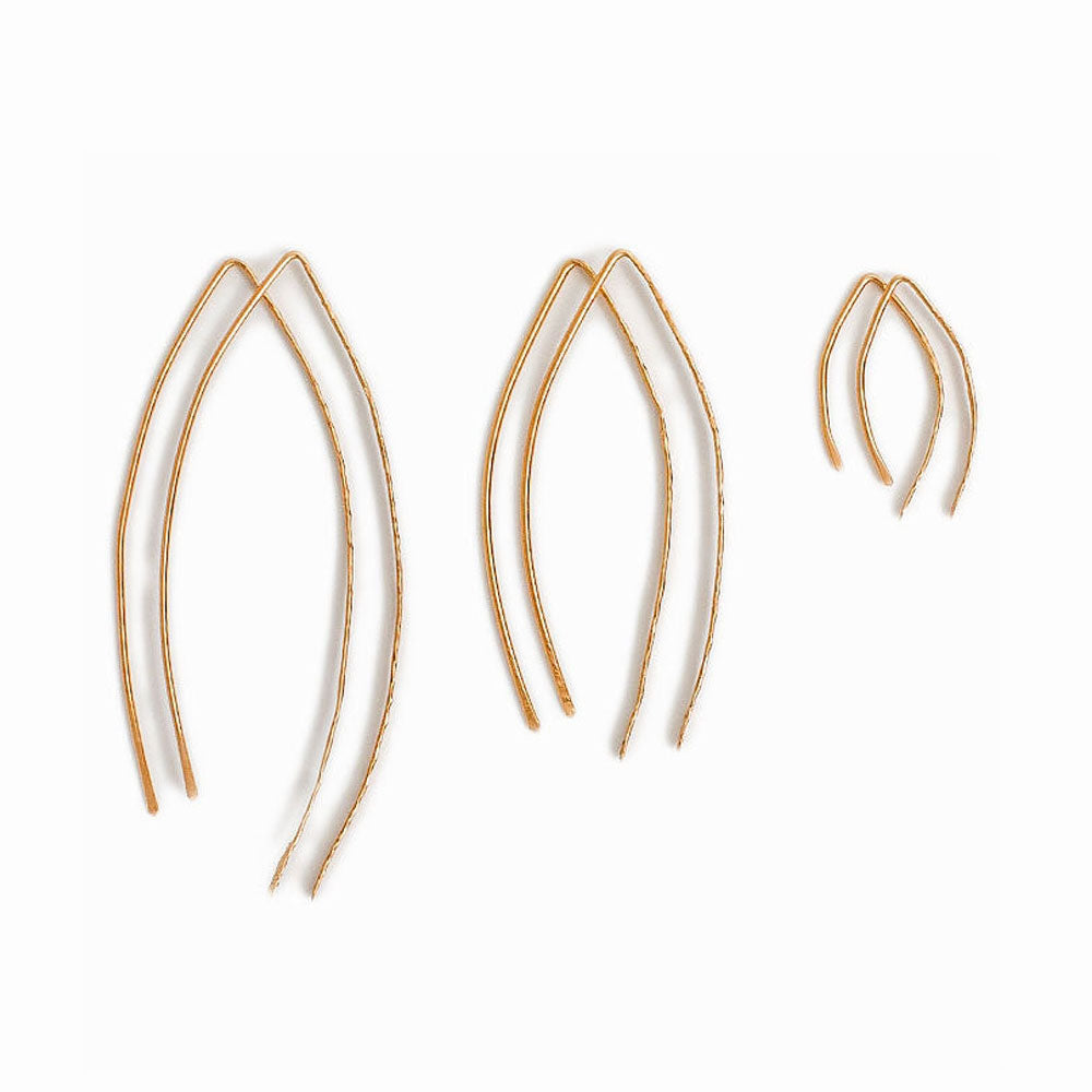GF Wishbone Threader Earrings