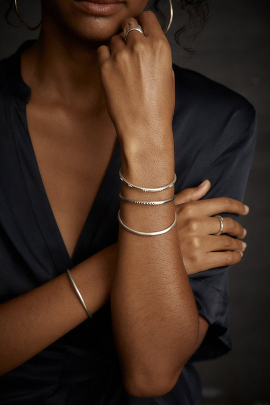 Brass Ella Cuff 9 Brass Dot