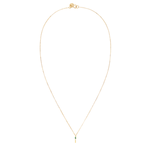 Enchanting Trace Chain Necklace - Emerald
