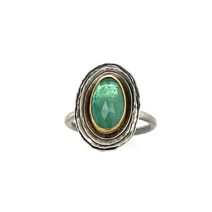 Emerald Ring (SS/24k)