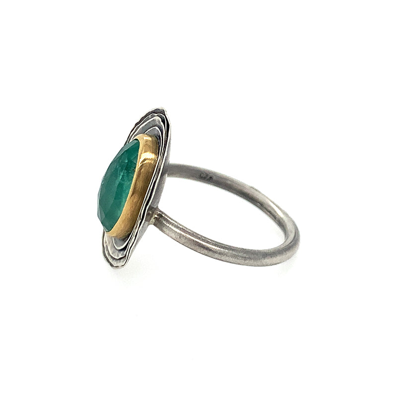 Emerald Ring (SS/24k)