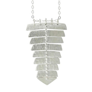 Fishbone Pendant Necklace